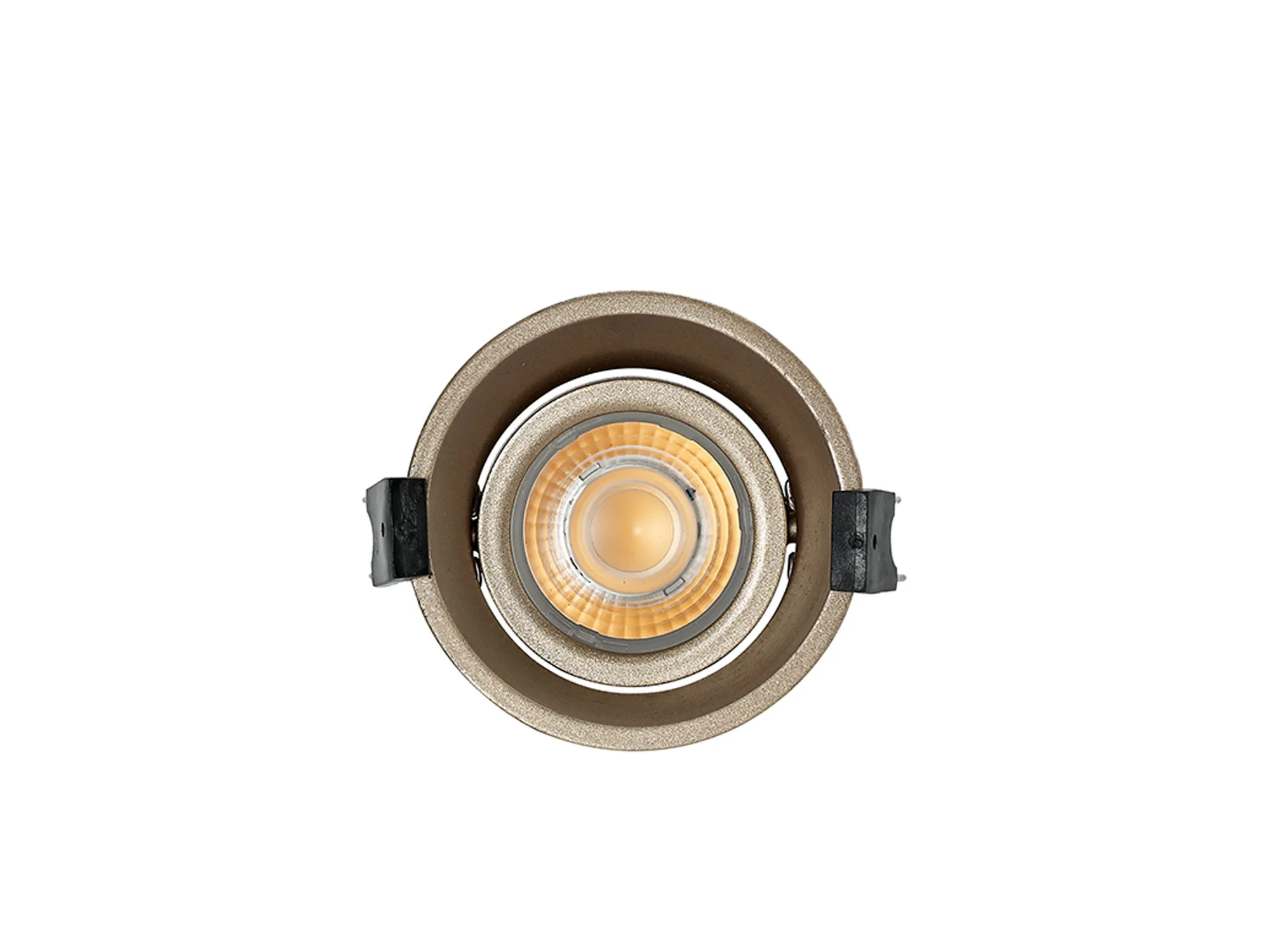 Bania A 9 Powered by Tridonic  9W 2700K 770lm 24° CRI>90 LED Engine, 250mA Gold Adjustable Recessed Spotlight, IP20 DM201676  Dlux Bania A 9